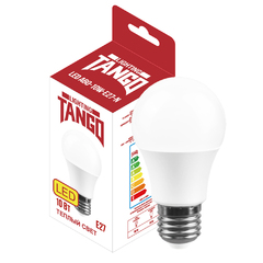 Лампа светодиодная 10W E27 A60 3000K 220V (TANGO LED А60-10W-E27-N) TANGO