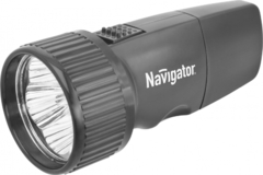 Фонарь аккумуляторный NPT-CP02-ACCU, 5LED с прямой зарядкой, черный Navigator